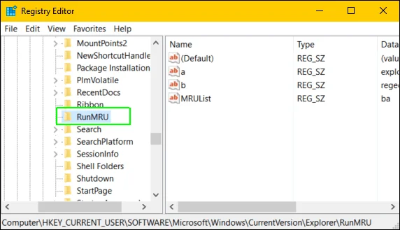 Hur tar man bort körhistorik i Windows 10?  [UPPDATERAD]