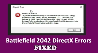 Åtgärda Battlefield 2042 DirectX-fel [KOMPLETT GUIDE]