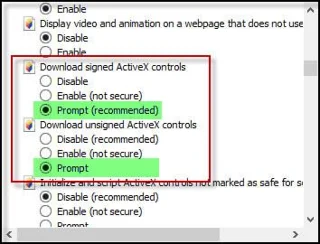 [Löst] Hur åtgärdar du "Dina nuvarande säkerhetsinställningar förbjuder att köra ActiveX"?