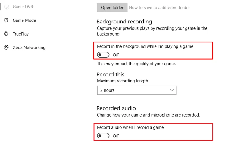 Sådan deaktiveres Game DVR og Game Bar i Windows 10?