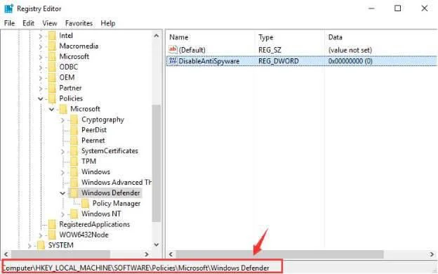 Slik slår du på eller av Windows Defender i Windows 10