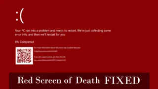 Red Screen of Death: 5 korrigeringar för att lösa Windows 10 RSOD-fel