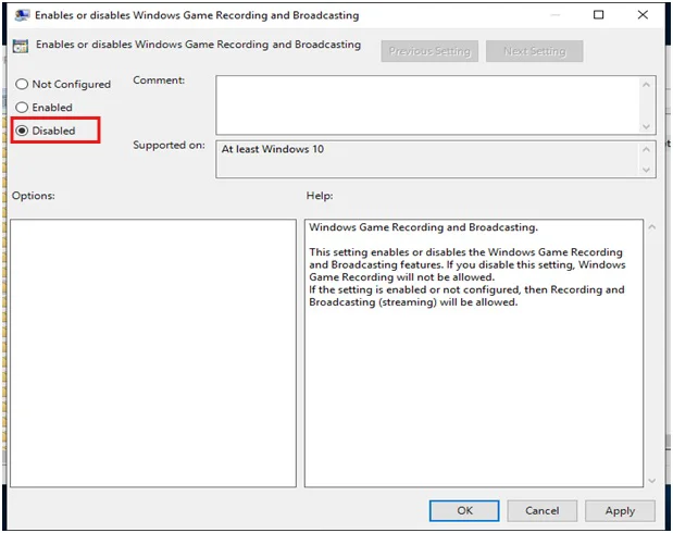 Sådan deaktiveres Game DVR og Game Bar i Windows 10?