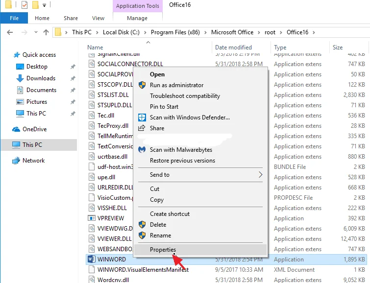 Åtgärda Microsoft Word-fel!