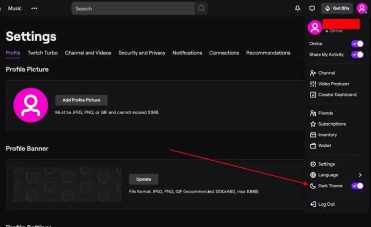 Twitch Dark Mode – Hur aktiverar eller inaktiverar jag det snabbt?