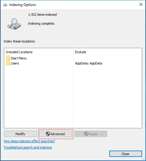 Sådan rettes File Explorer-søgning, der ikke virker i Windows 10 1909