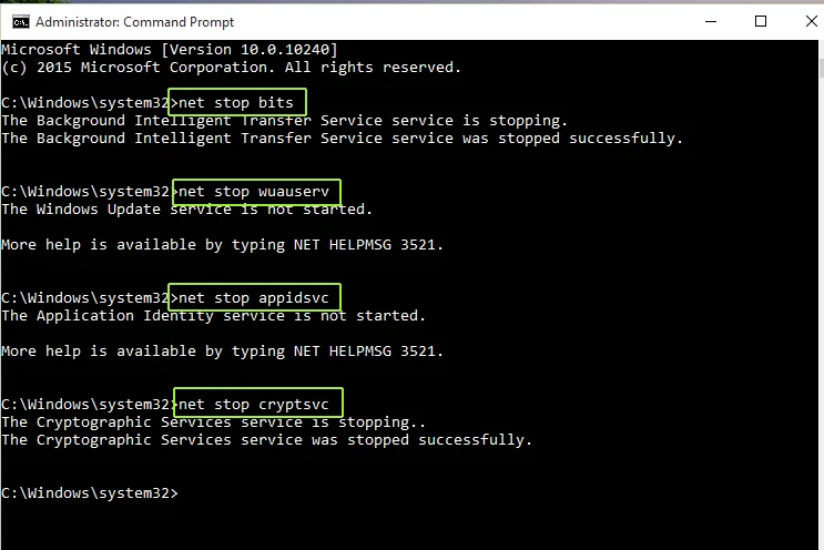 [Løst] Sådan rettes Windows 10 Update Error 0x8024a10a?