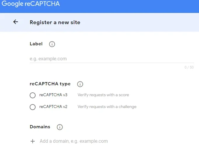7 hurtige rettelser til ReCaptcha-fejl for webstedsejer: Ugyldig nøgletype