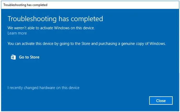 [Löst] "Din Windows-licens går snart ut" för Windows 10