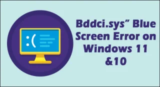 Løs Bddci.sys blåskjermfeil på Windows 11 og 10 [FORKLART]
