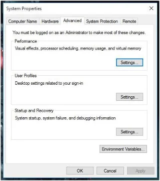 Sådan rettes Windows 10 Virtual Memory Too Low Issue [OPDATERET]