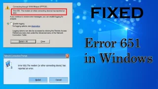 Hur fixar jag fel 651 i Windows 10/8.1 & 7? (Enkla lösningar)