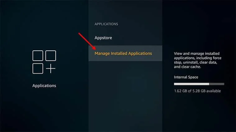 RET: Amazon Fire TV Stick Kritisk lavt lagerplads hurtigt