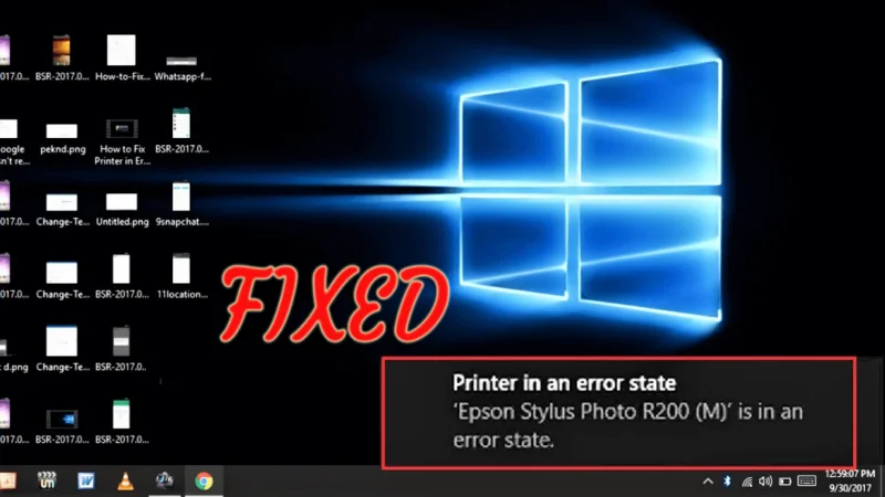 [100% løst] Hvordan fikser du "Feilutskrift"-melding på Windows 10?