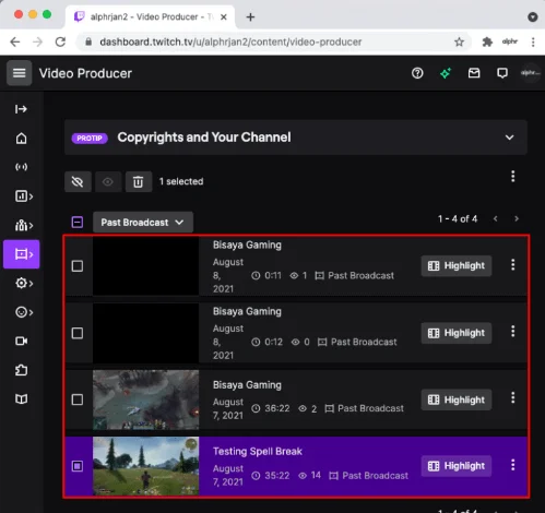 Hvordan laste ned Twitch VOD-er som seer på PC?  [Trinn-for-trinn-veiledning]