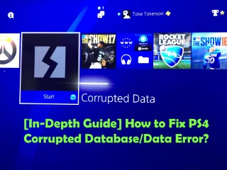 [Udgående vejledning] Hvordan rettes PS4-korrupt database/datafejl?