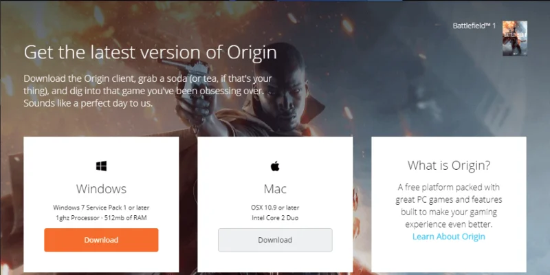Fix Origin, der ikke indlæses problem med 7 sikrede rettelser