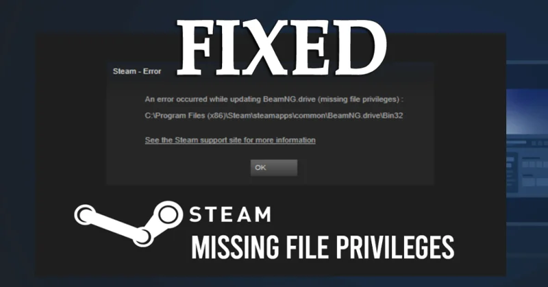 [FULD GUIDE] Hvordan rettes fejl ved manglende filrettigheder i Steam?