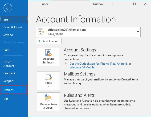 [Løst] Sådan rettes Outlook, der ikke åbner i Windows 10?