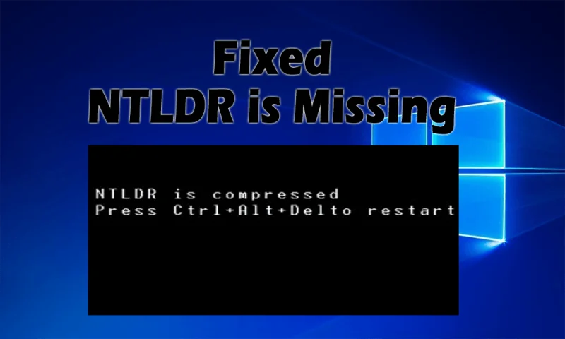 Sådan rettes NTLDR mangler fejl i Windows 10/8/7?