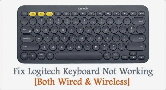 FIKSET: Logitech-tastaturet fungerer ikke [både kablet og trådløst]