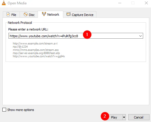 VLC Media Player kan inte spela YouTube-videor [LÖST]