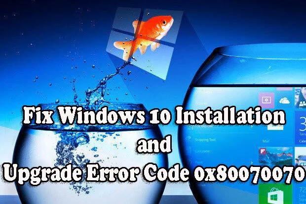 [Løst] Sådan rettes Windows 10 Update Error 0x80070070?