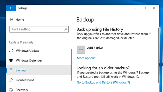 Hvordan laver man trinvis sikkerhedskopiering af Windows 10-systemet?