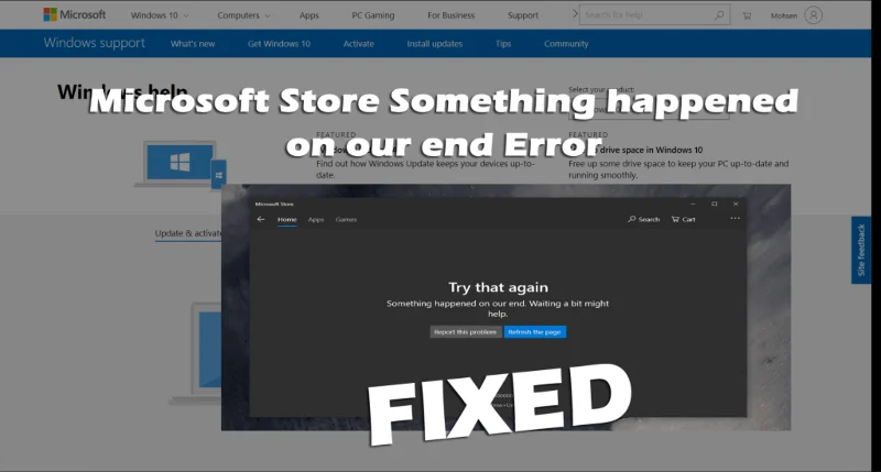 [LÖST] Microsoft Store: Något hände på vårt slutfel