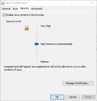 Rettet Java-opdatering/installationsfejl 1603 i Windows 10