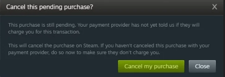 Åtgärda väntande transaktions Steam-fel [BÄSTA LÖSNINGAR]