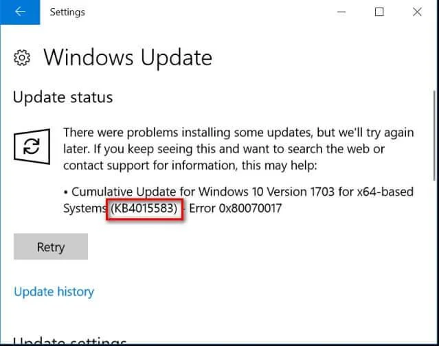 Ret fejlkode 0x80070017 Windows 10 [HURTIG GUIDE]