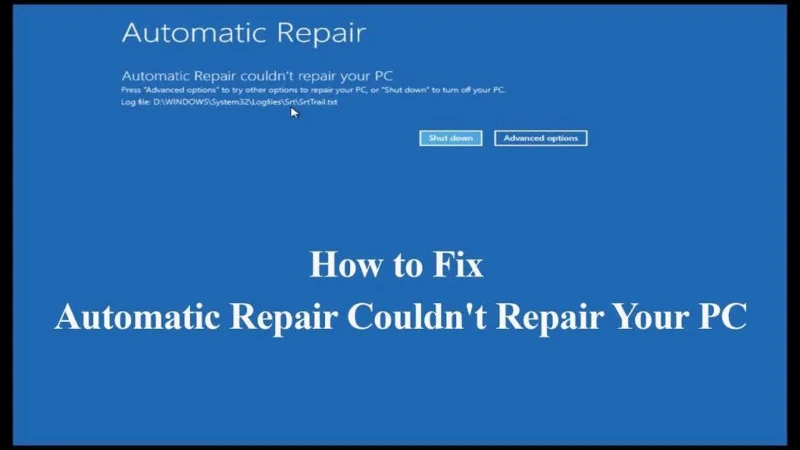 [LØST] Guide til at rette automatisk reparation kunne ikke reparere din pc i Windows 10