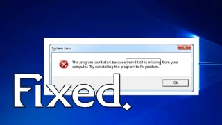 Hvordan fikse IMM32.dll manglende feil på Windows OS
