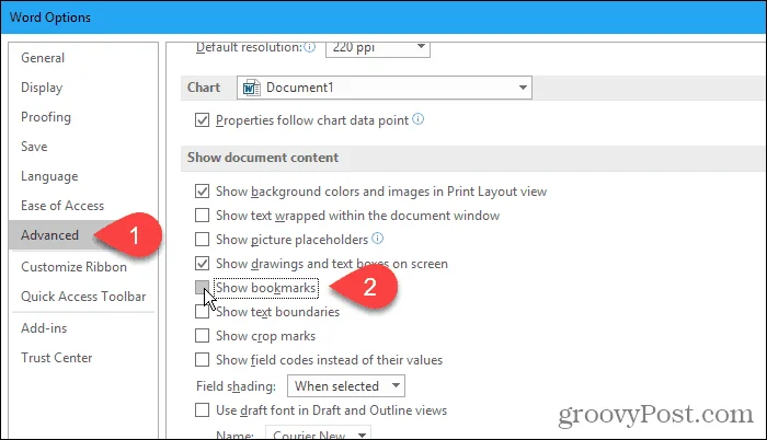 Sådan arbejder du med skærmtip i Microsoft Word