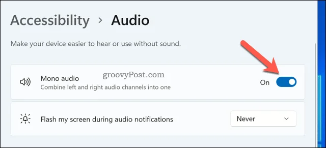 Slik aktiverer eller deaktiverer du Mono Audio på Windows 11