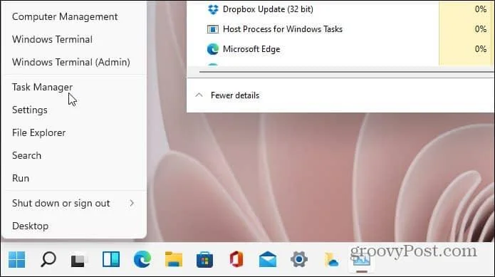 Microsoft Teams folyamat befejezése