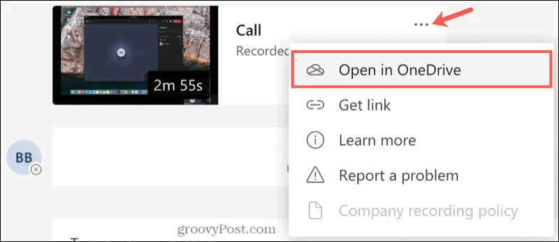 Sådan optages og afspilles en Microsoft Teams-optagelse