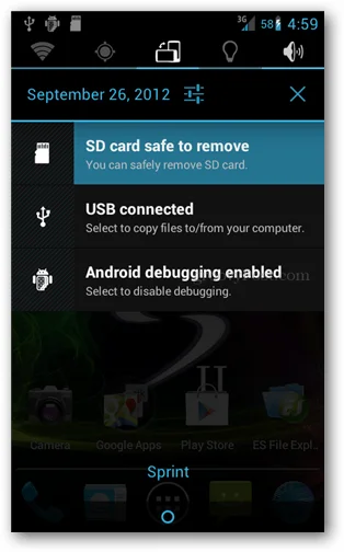 Sådan afmonteres et Android SD-kort, før du fjerner det