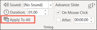 Hur man använder bildövergångar i Microsoft PowerPoint