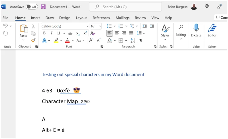 Slik skriver du inn spesialtegn på Windows 11
