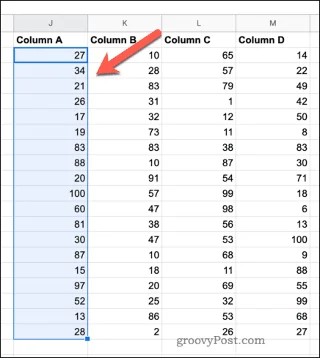 Slik beregner du gjennomsnitt i Google Sheets