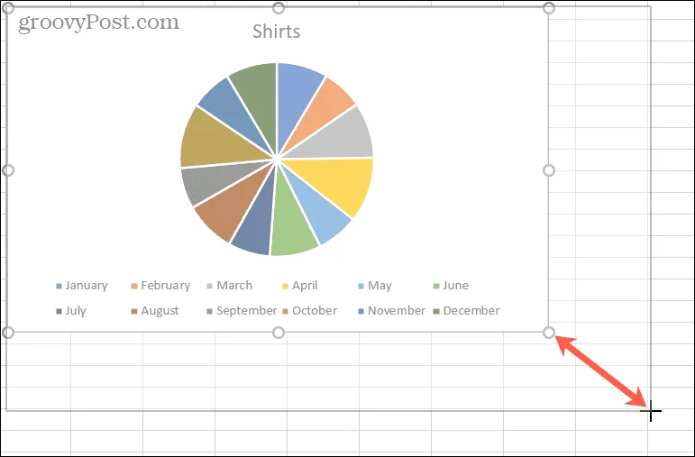 Sådan laver du et cirkeldiagram i Microsoft Excel