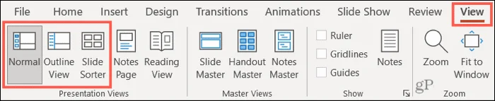 Hur man använder bildövergångar i Microsoft PowerPoint