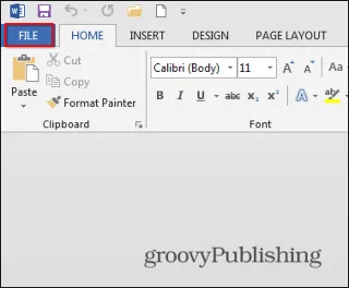 Hur man skapar häften med Microsoft Word 2013