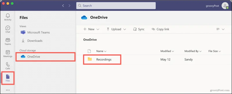 Sådan optages og afspilles en Microsoft Teams-optagelse