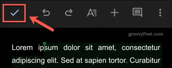 Hur man lägger till ett blockcitat i Google Docs