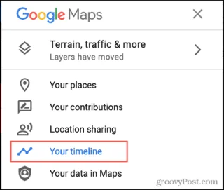 Slik bruker du Google Maps-tidslinjen som en reisedagbok