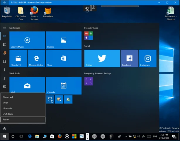 Sådan fjernlukning eller genstart af din Windows 10-pc