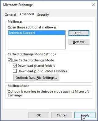 Jak přidat další poštovní schránku do programu Outlook